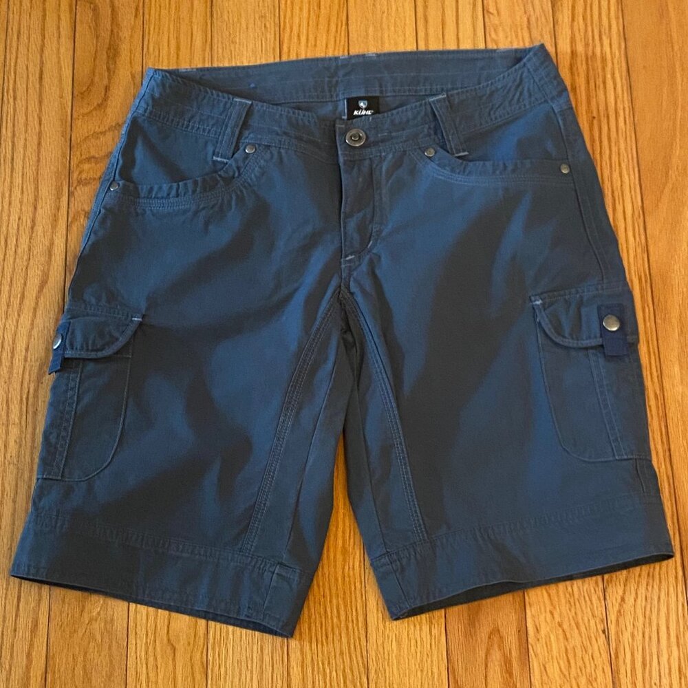 LIKE NEW !!  KUHL Splash 11" Seams Shorts Bermuda Cargo  BLUE